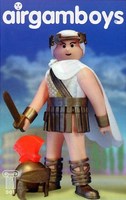 Figurine Airgam boys Jules Cesar  + accessoires (compatible aux marques courantes) gladiateur Romain