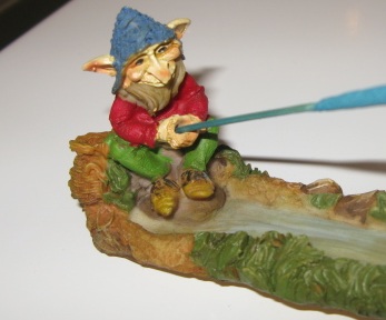 Porte encens Lutin Elfe Gnome
