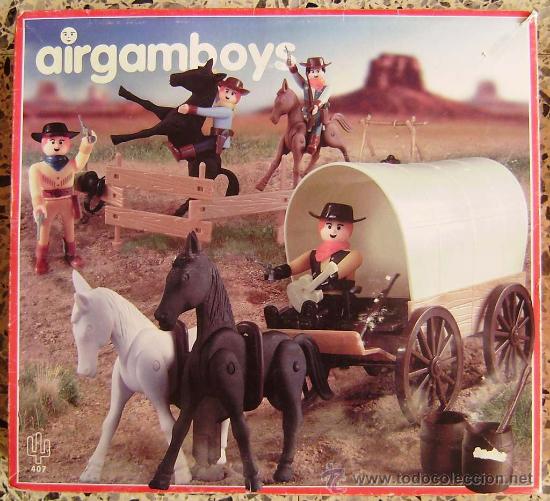 Maxi Pack Airgamboys cowboys western roulotte (compatible aux marques courantes)