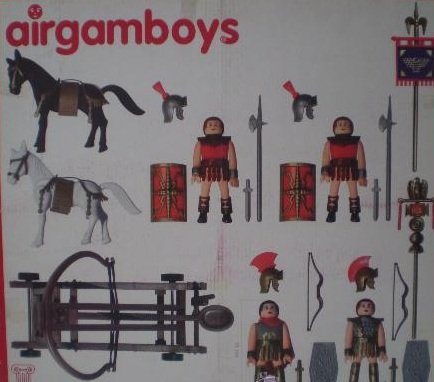 Maxi Pack Airgam boys chevaliers romains catapulte (compatible aux marques courantes)