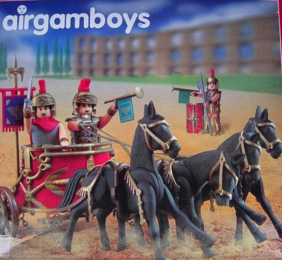 Maxi Pack Airgam boys char romain et gladiateurs  (compatible aux marques courantes)