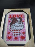 Miroir bulldog love