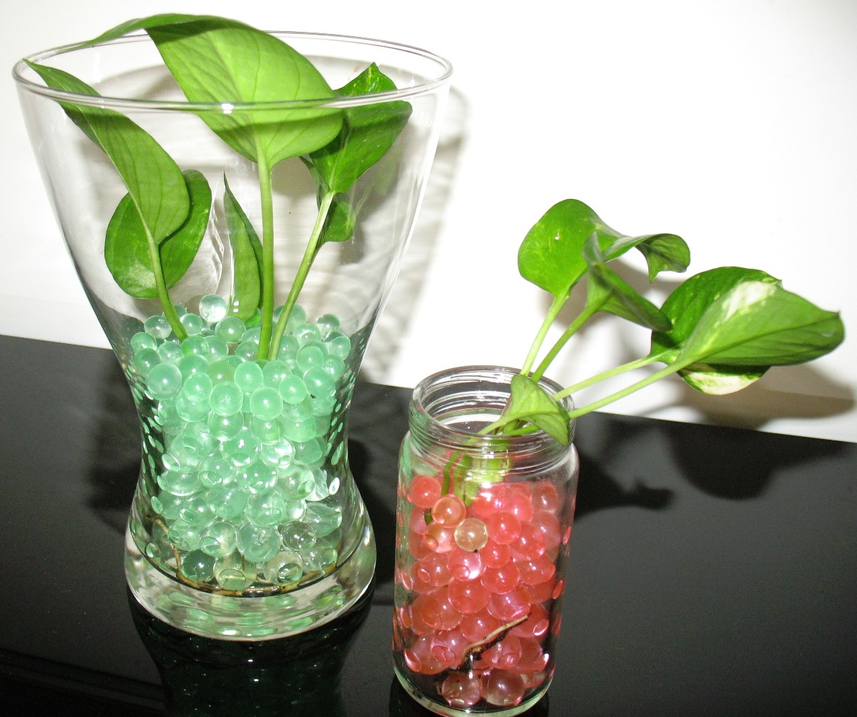 Billes de gel decoratives pour vases , composition