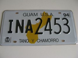 Plaque d immatriculation americaine decorative usa Guam
