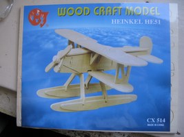 Avion en bois a monter sois meme modele heinkel he51