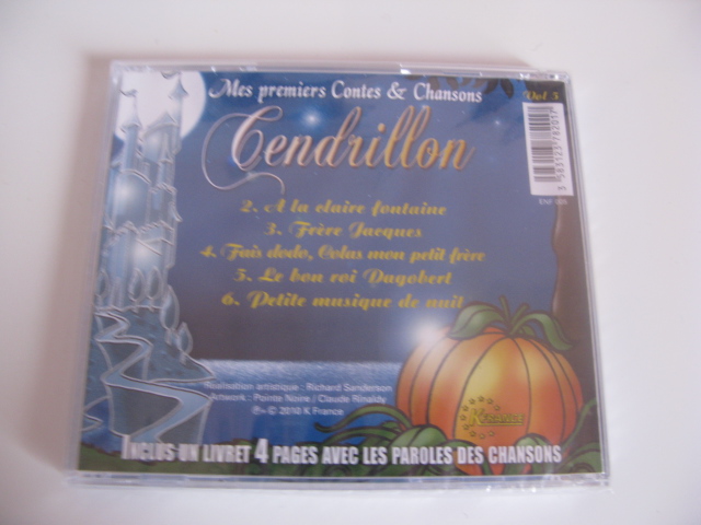 Livre audio ( cd ) + livret Cendrillon
