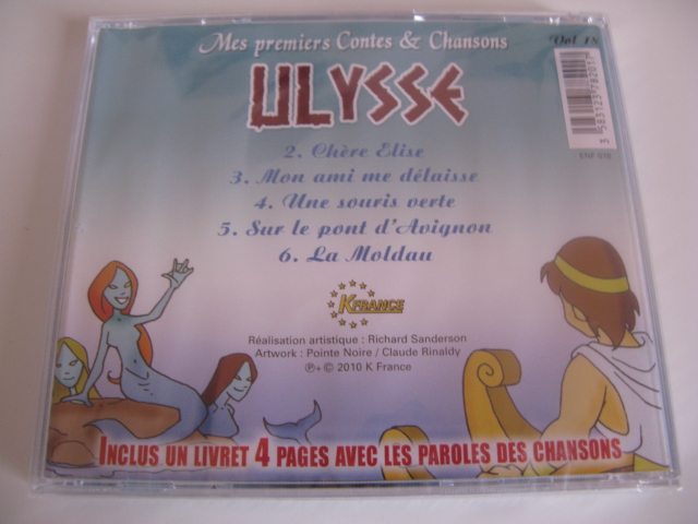 Livre audio ( cd ) + livret Ulysse