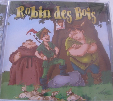 Livre audio ( cd ) + livret Robin des bois